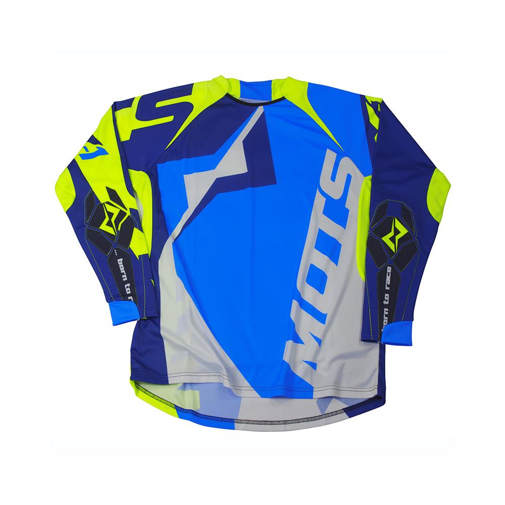 Bild von Cross Jersey Mots X1  blau/fluo  Gr. XXL