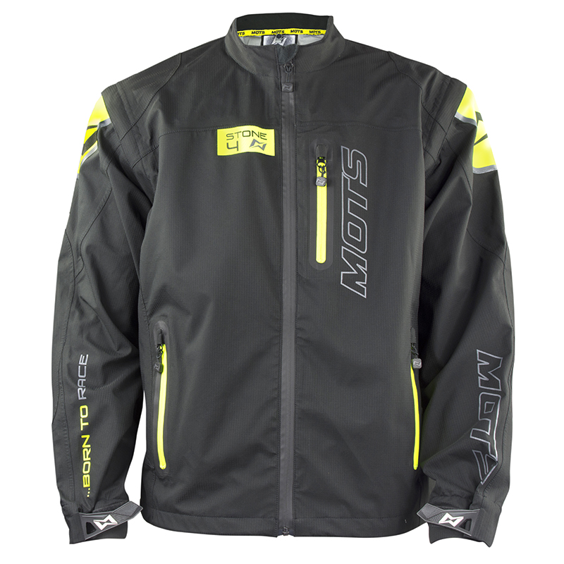 Bild von Trainings/Wind/ Regenjacke Stone 4 Schwarz/Fluo Gr.M