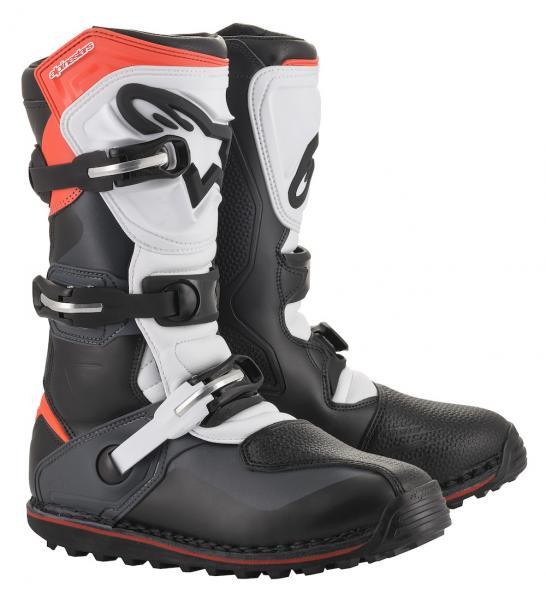 Bild von Trial Stiefel Alpinestars Tech T  Weiss/schwarz/rot