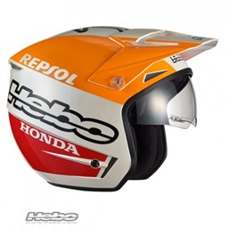Bild von Trial Helm Honda-Montesa Team weiss Gr. XL