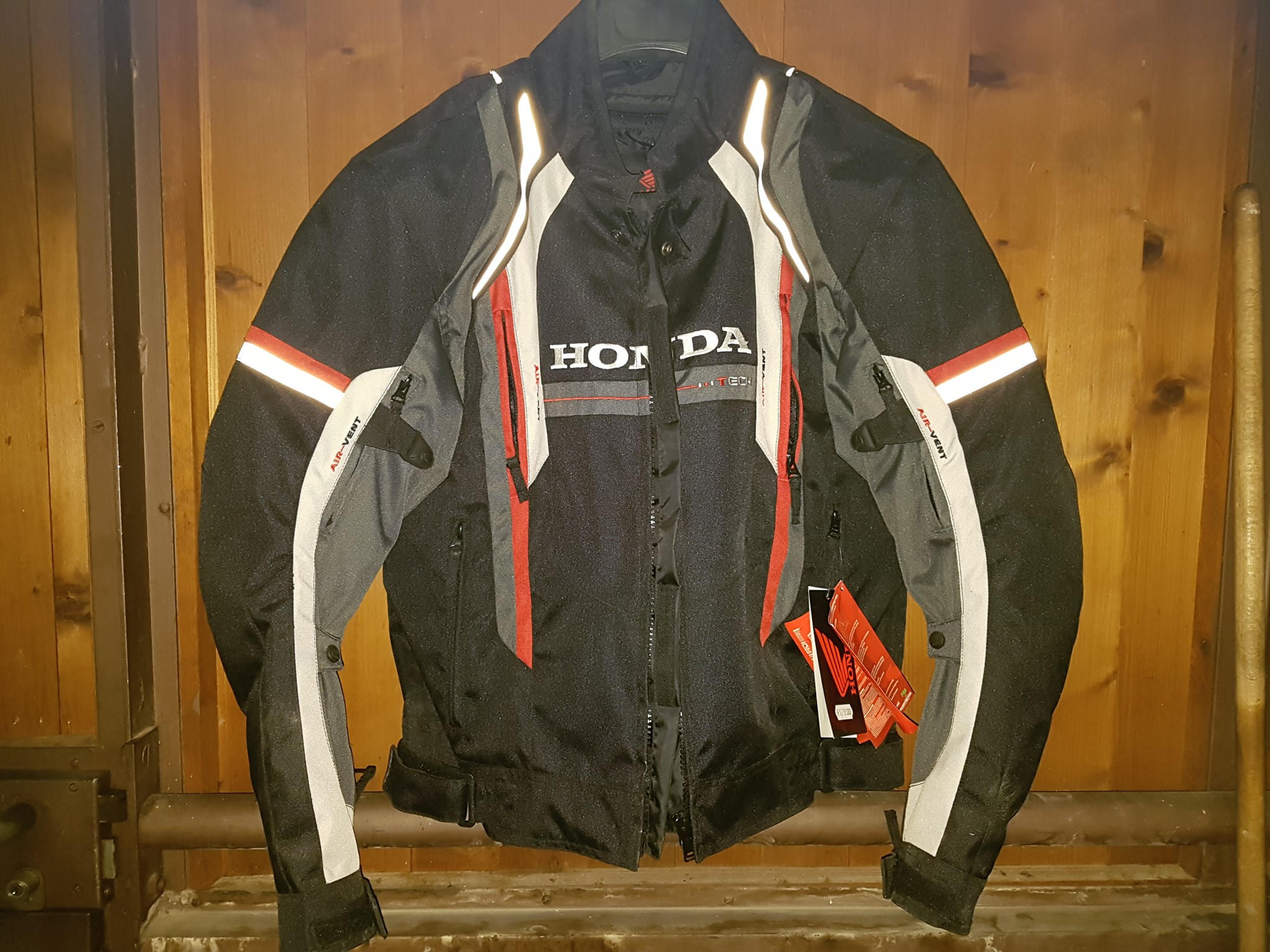 Bild von Sport Motorradjacke AIR VENT Honda schwarz Gr. XXL